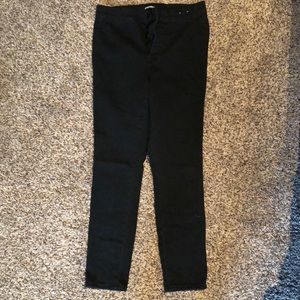 Express high rise black jeans